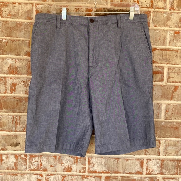 Dockers Other - Dockers Classic Tailored Chambray Blue Cotton Polyester Shorts